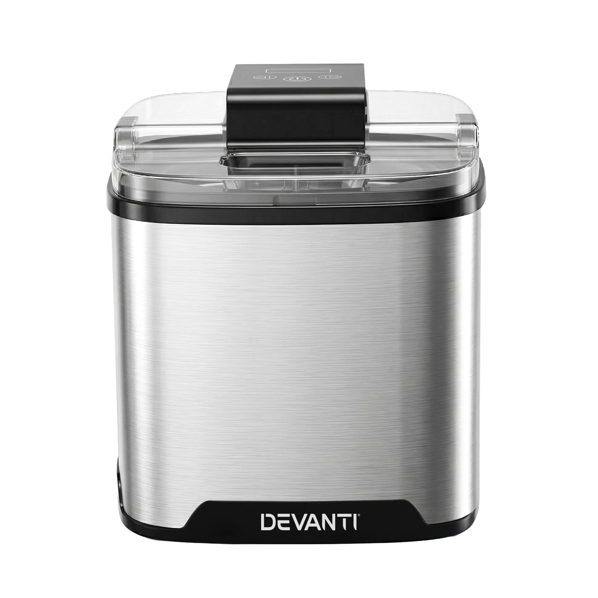 Devanti Ice Cream Maker Machine 2L Homemade Gelato Sorbet Frozen Drinks Sliver