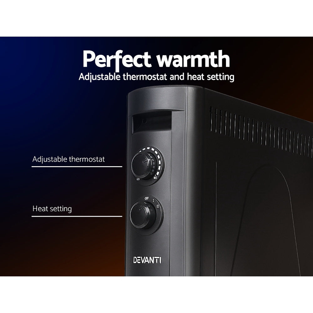 Electric Heaters: Devanti 2200W Infrared Heater Radiant Heaters
