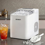 Ice Makers: Devanti Ice Maker Machine Portable 12kg Countertop w/Self Cleaning 1.2L White