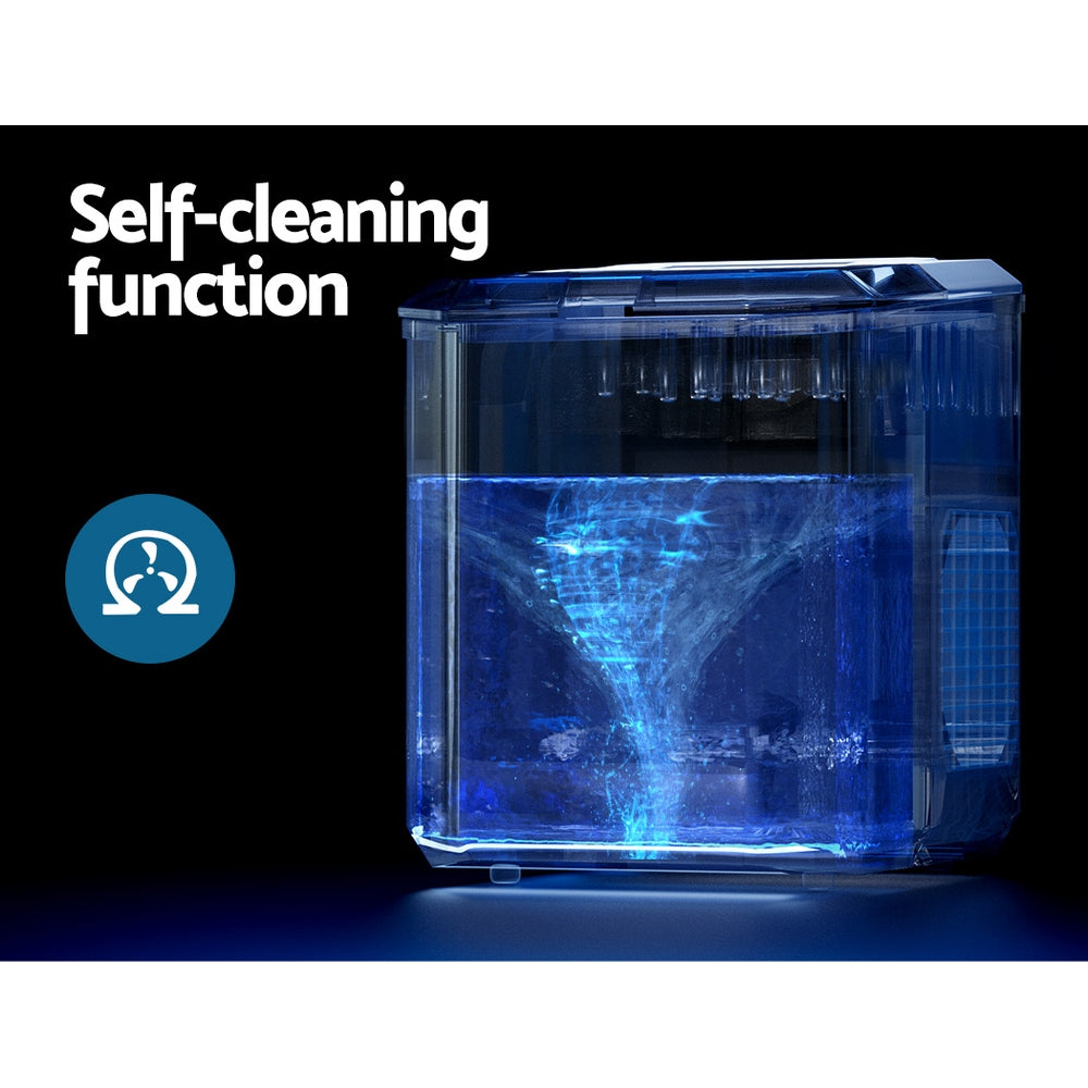 Ice Makers: Devanti 12kg Ice Maker Machine Portable Ice Cube Tray Bar Countertop 2L Black
