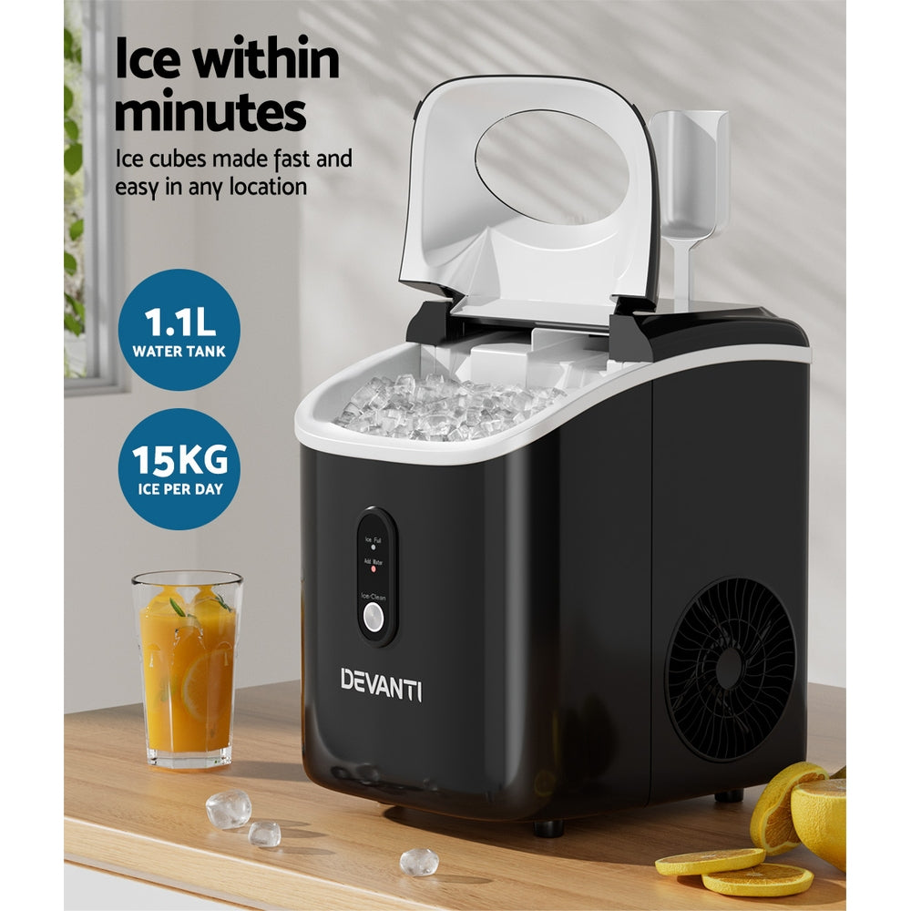 Ice Makers: Devanti 15kg Nugget Ice Maker Machine