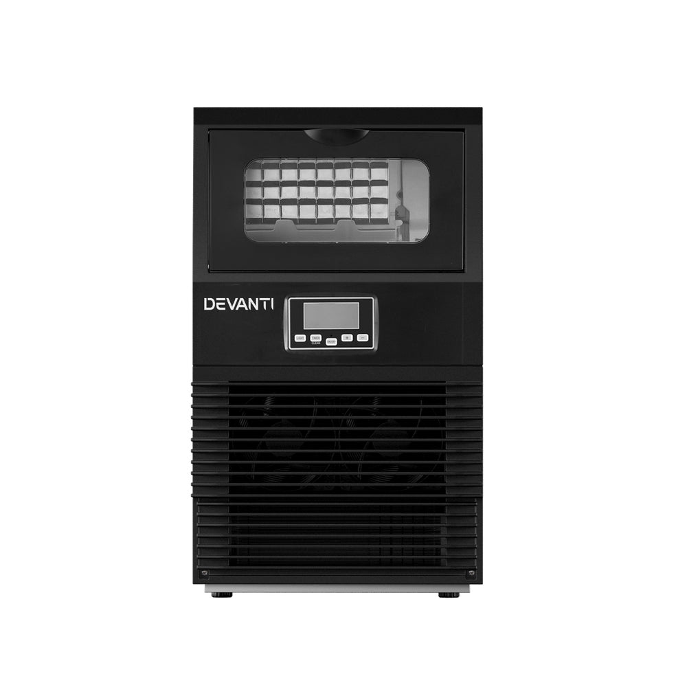 Ice Makers: Devanti Commercial Ice Maker Cube Machine 30kg