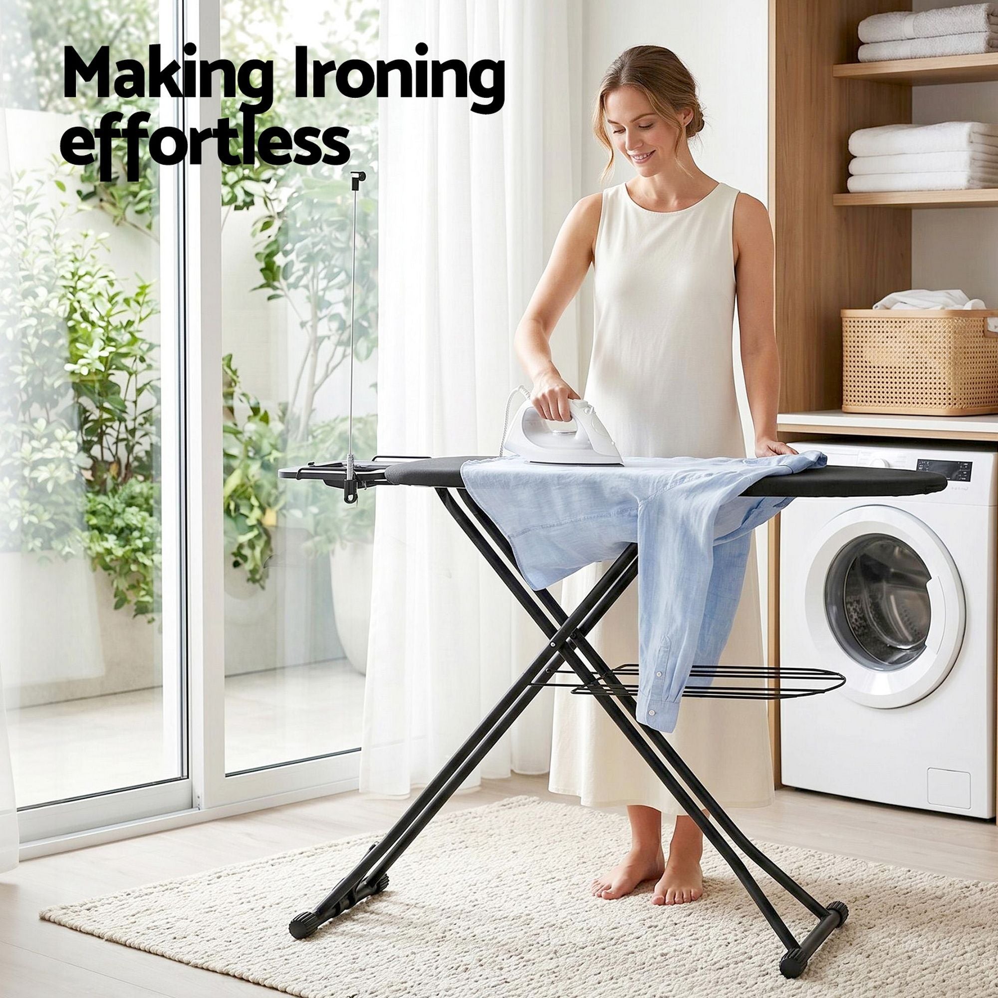 Artiss Foldable Ironing Board with Iron Rest Ironing Board for Laundry Room