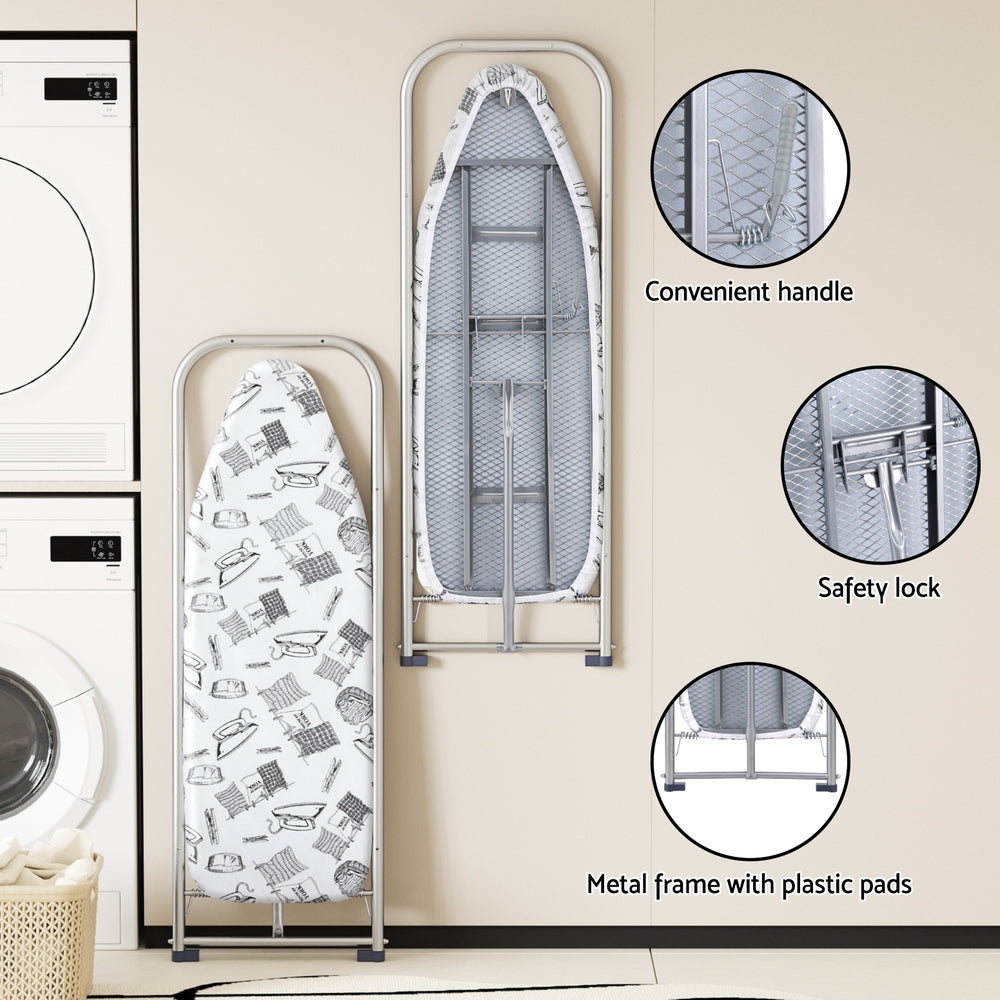 Irons & Ironing Systems: Artiss Ironing Board Wall Mounted Foldable White