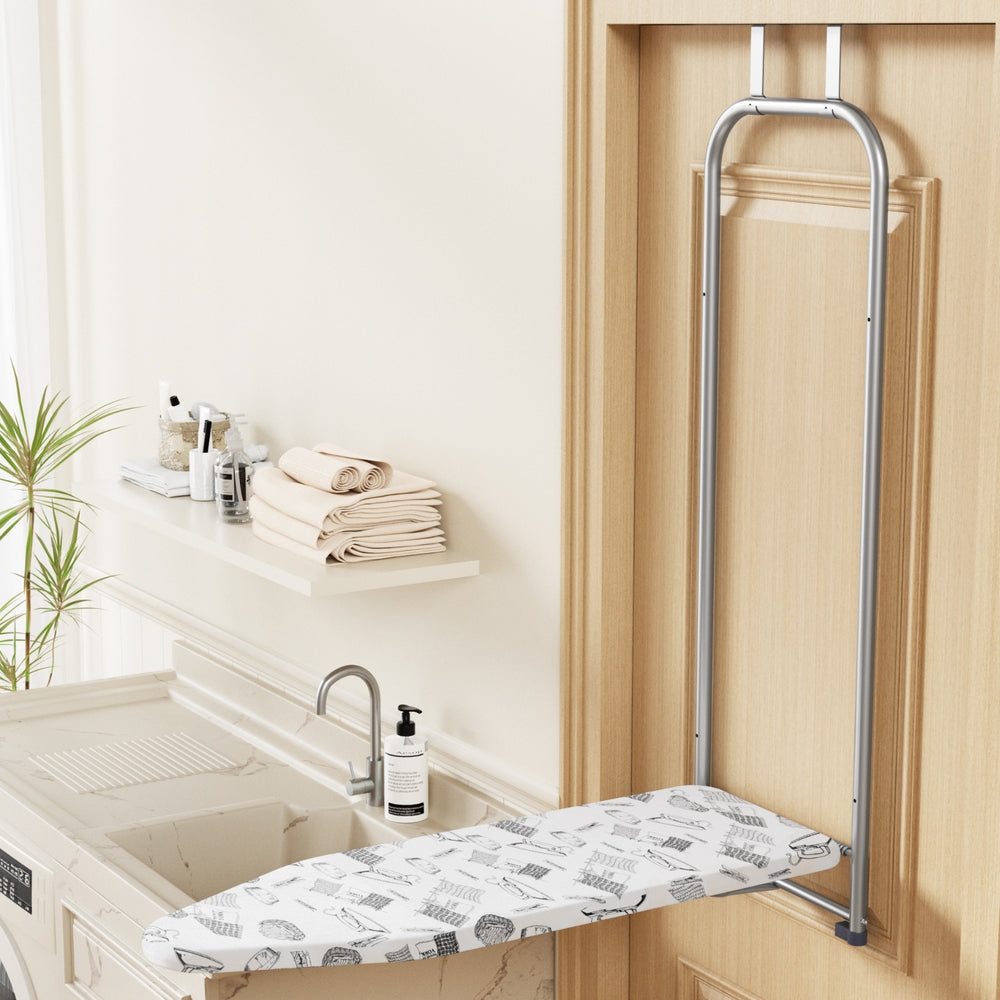 Irons & Ironing Systems: Artiss Ironing Board Wall Mounted Foldable White