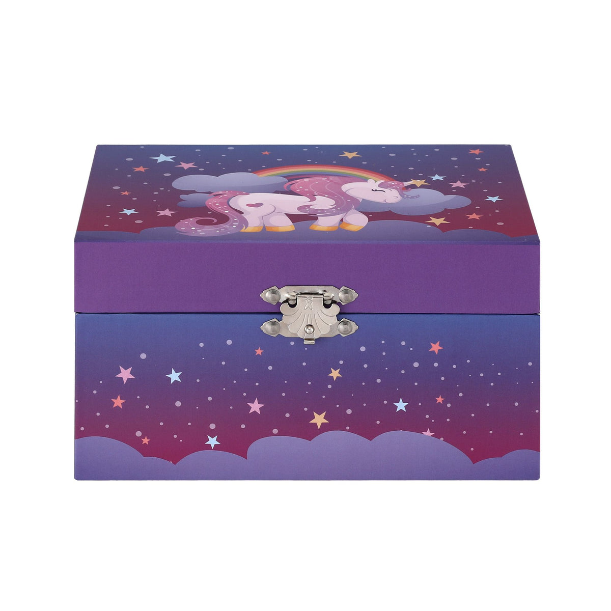 Keezi Kids Jewellery Box Organiser for Girls Kids Music, Purple