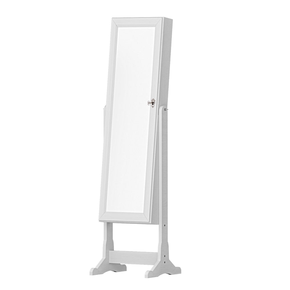 Storage Cabinets & Lockers: Artiss Jewellery Cabinet Mirror Free Standing