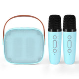 Bluetooth Speakers: Alpha Mini Portable Karaoke Machine for Adults Kids with 2 Wireless Microphones