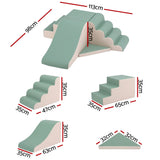 Activity Toys: Keezi Kids Climbing Blocks 4-Piece Foam Toddler Playset Soft Indoor Climbing Toy Rocker