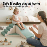 Activity Toys: Keezi Kids Climbing Blocks 4-Piece Foam Toddler Playset Soft Indoor Climbing Toy Rocker