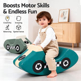 Activity Toys: Keezi Kids Climbing Blocks 3Pcs Foam Toddler Playset Soft Indoor Climbing Toy Rocker