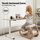 Artiss Kneeling Chair Ergonomic Posture Chair with Memory Foam Balance Stool for Home Office Gaming 120kg Weight Capacity Beige