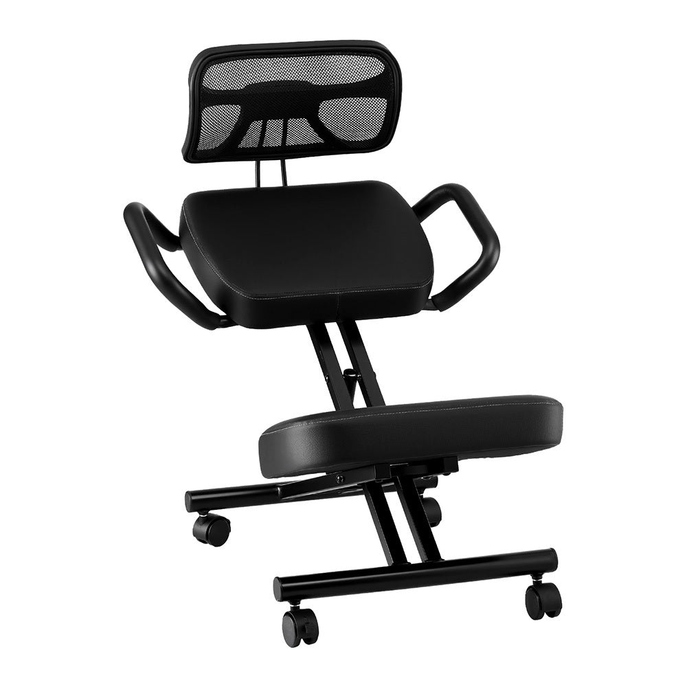Office & Desk Chairs: Artiss Kneeling Chair Ergonomic Office Home Knee Seat Posture Back Stretch Rest
