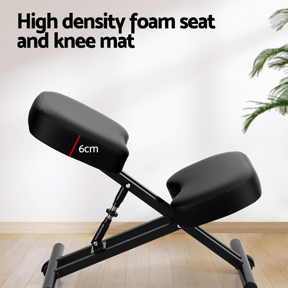Office & Desk Chairs: Artiss Kneeling Chair Ergonomic Office Chairs Home Knee Seat Posture Stretch Rest