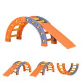 Activity Toys: Keezi Kids Climbing Frame Set With Slide Indoor Outdoor Toddler Toys Pikler Arch Climber
