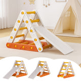 Activity Toys: Keezi Kids Climbing Frame Set With Slide Indoor Outdoor Toddler Toys Pikler Triangle Climber