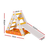Activity Toys: Keezi Kids Climbing Frame Set With Slide Indoor Outdoor Toddler Toys Pikler Triangle Climber