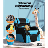 Kid's Tables, Chairs & Seats: Keezi Kids Recliner Chair PU Leather Gaming Sofa Lounge Couch Children Armchair