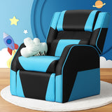 Kid's Tables, Chairs & Seats: Keezi Kids Recliner Chair PU Leather Gaming Sofa Lounge Couch Children Armchair
