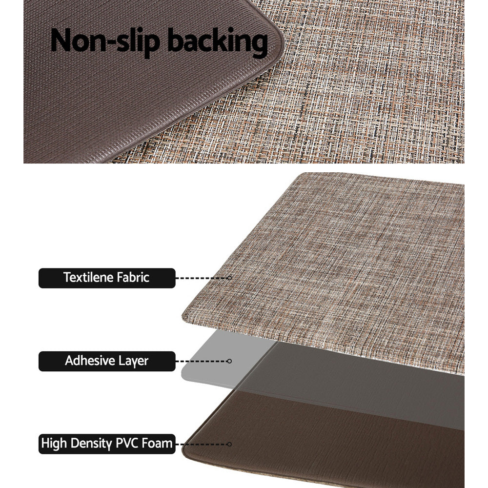 Floor Rugs: Artiss Kitchen Mat 45x75cm Textilene Floor Rug Carpet Non-slip