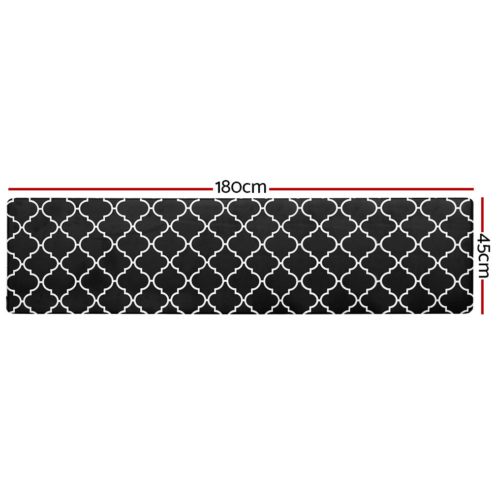 Floor Rugs: Artiss Kitchen Mat 45x180cm PVC Floor Rug Carpet Non-slip Gina