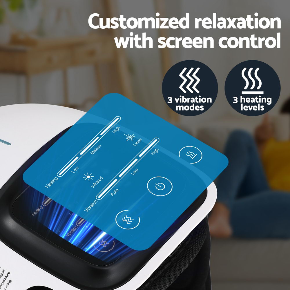 Massagers: Livemor Knee Massager Vibration Infrared Heating Therapy Machine Elbow