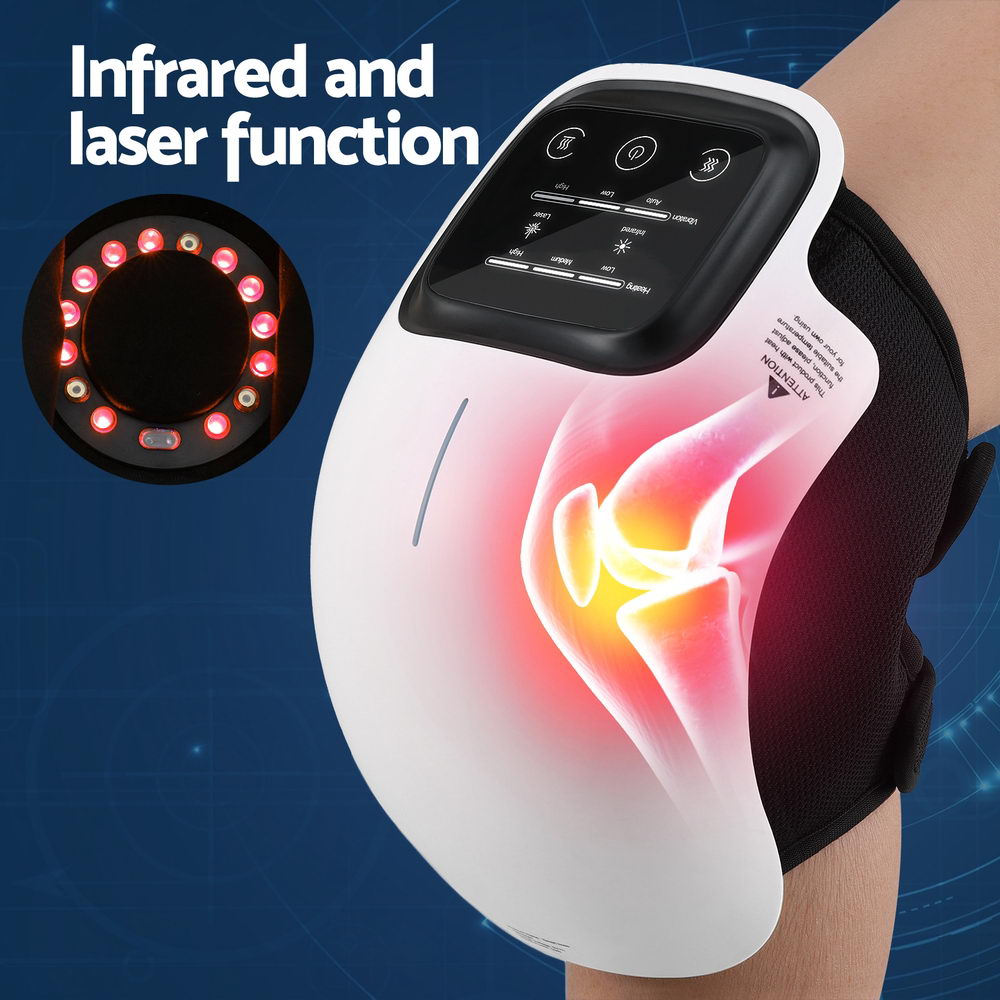 Massagers: Livemor Knee Massager Vibration Infrared Heating Therapy Machine Elbow