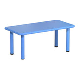 Kid's Desks: Keezi Kids Table Plastic Square Activity Study Desk 60X120CM