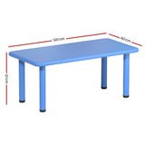 Kid's Desks: Keezi Kids Table Plastic Square Activity Study Desk 60X120CM