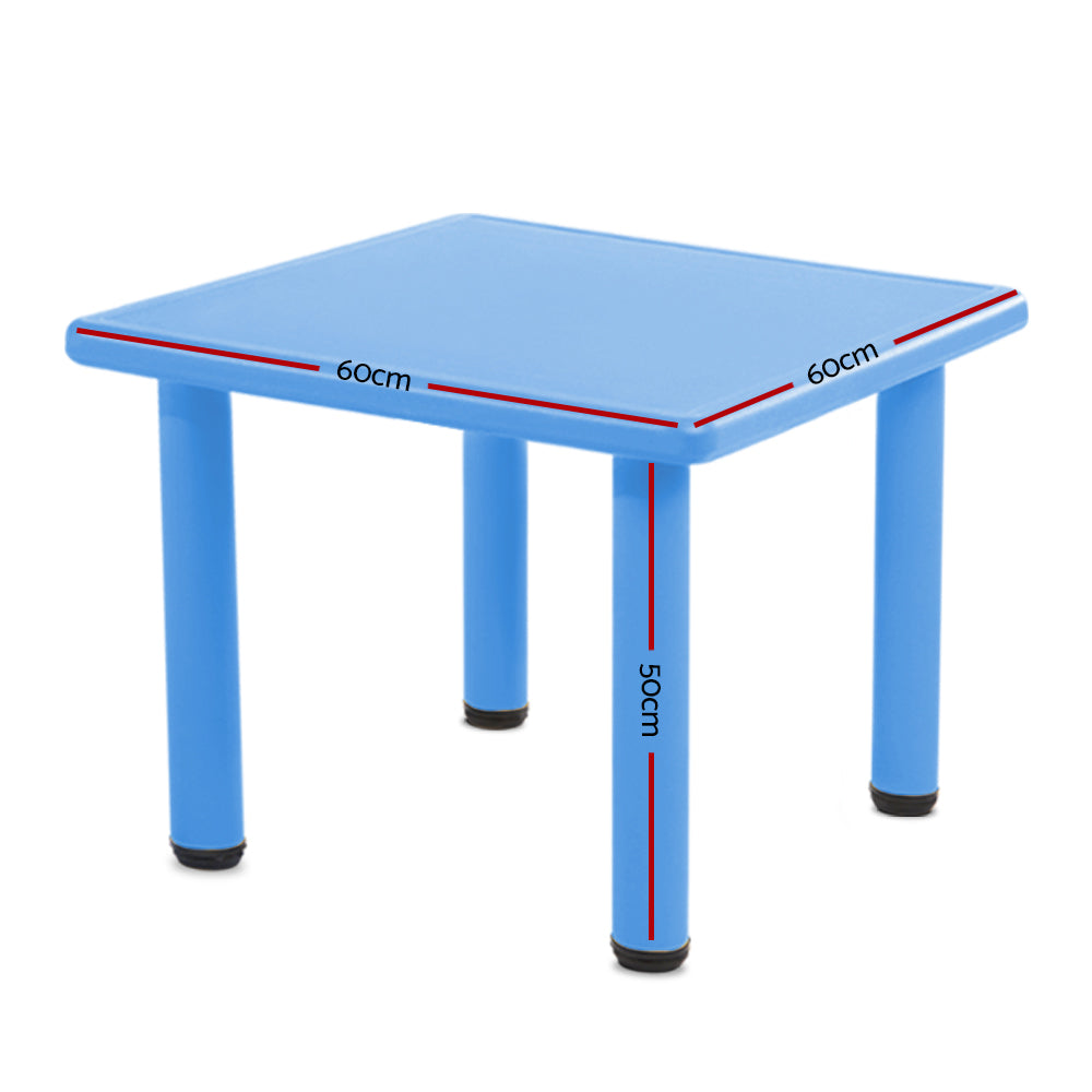 Kid's Desks: Keezi Kids Table Plastic Square Activity Study Desk 60X60CM