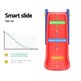 Outdoor Play Equipment: Keezi Kids Slide Swing Set Basketball Hoop Outdoor Playground Toys 120cm Blue