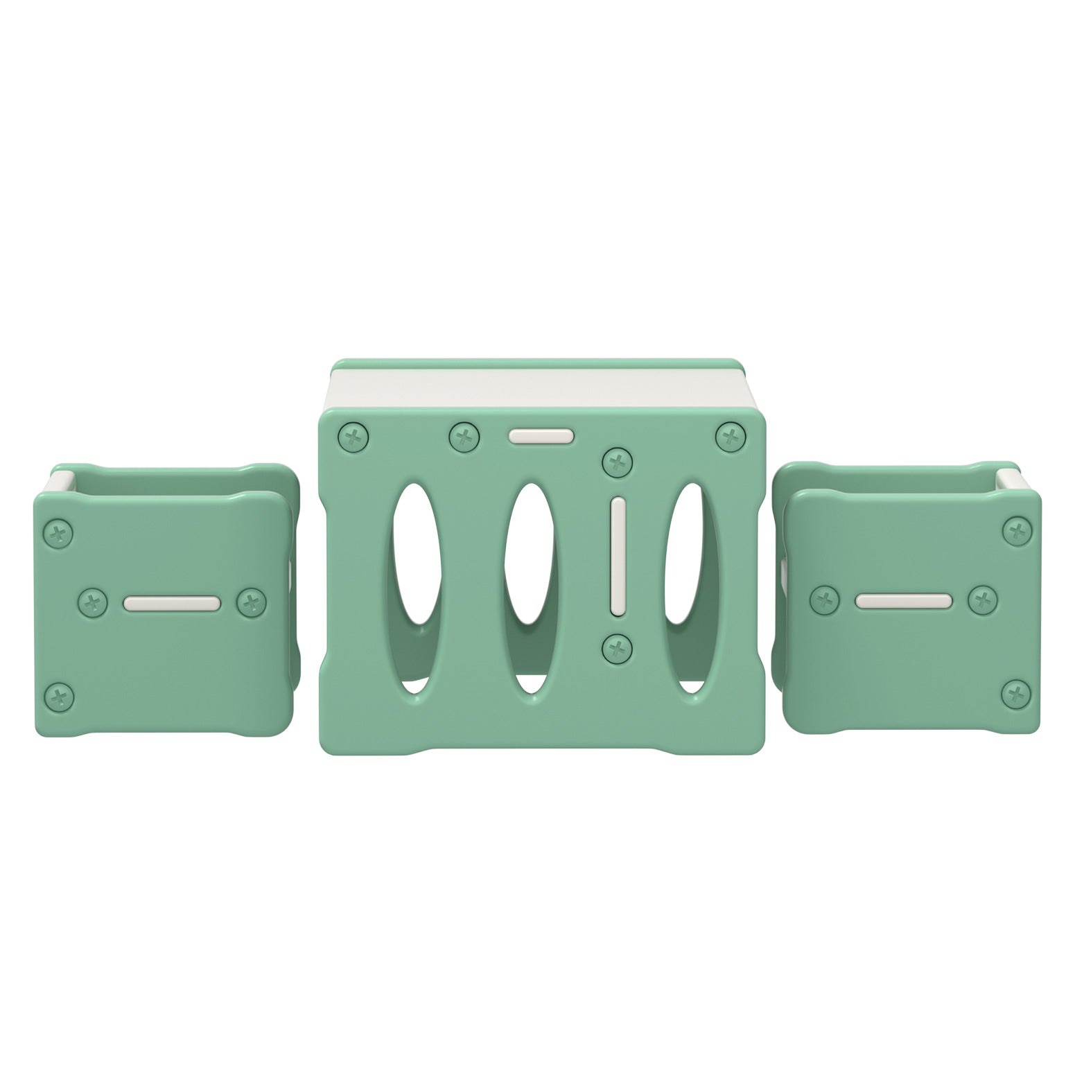 Kid's Tables, Chairs & Seats: Keezi 3PCS Kids Table and Chairs Set HDPE