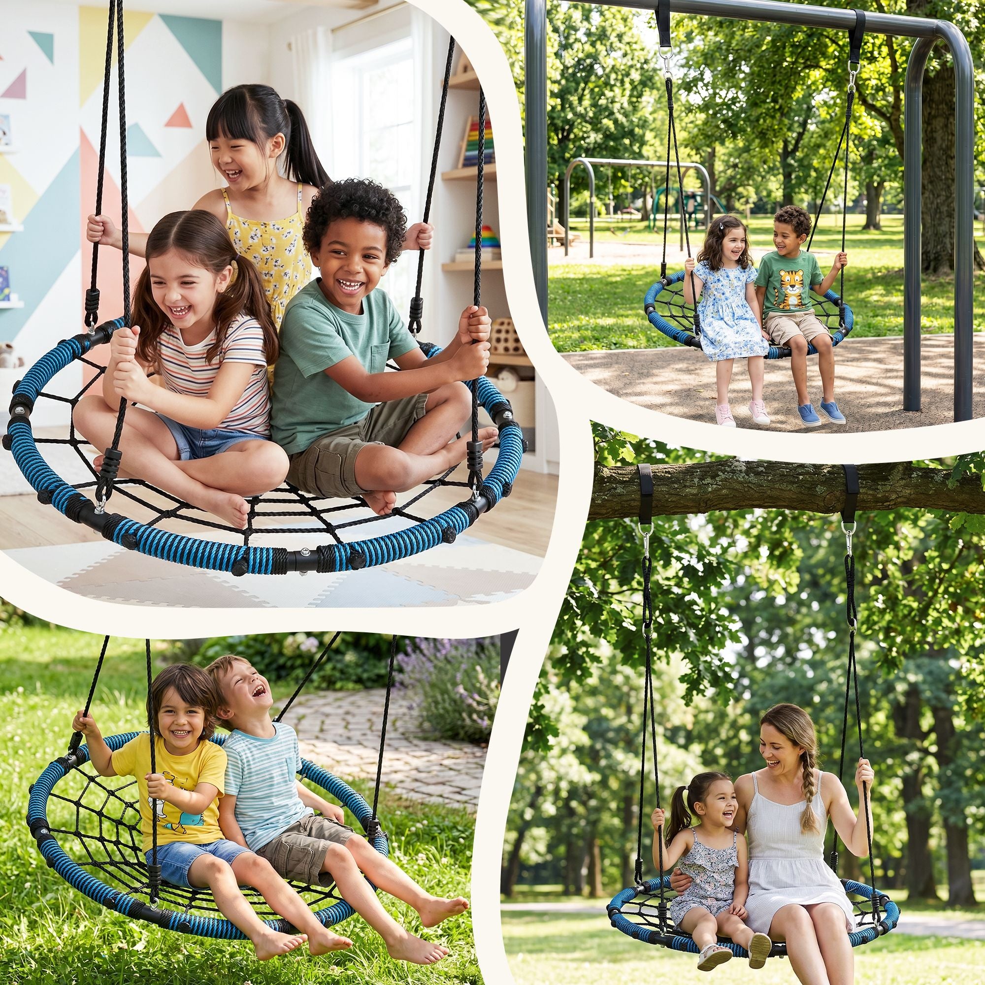Gardeon Tree Swing Hammock 150cm for Backyard Porch Outside Playground