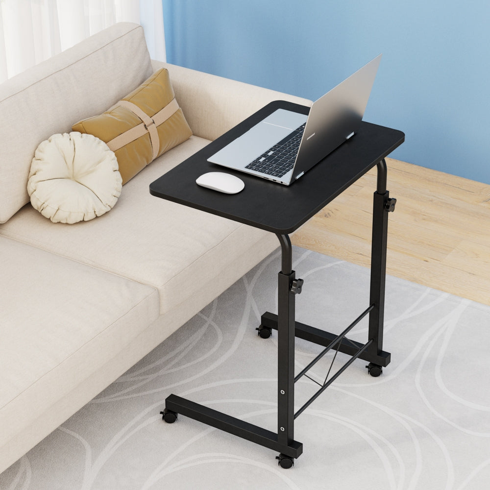 Desks: Artiss Laptop Desk Table Adjustable 60CM Black