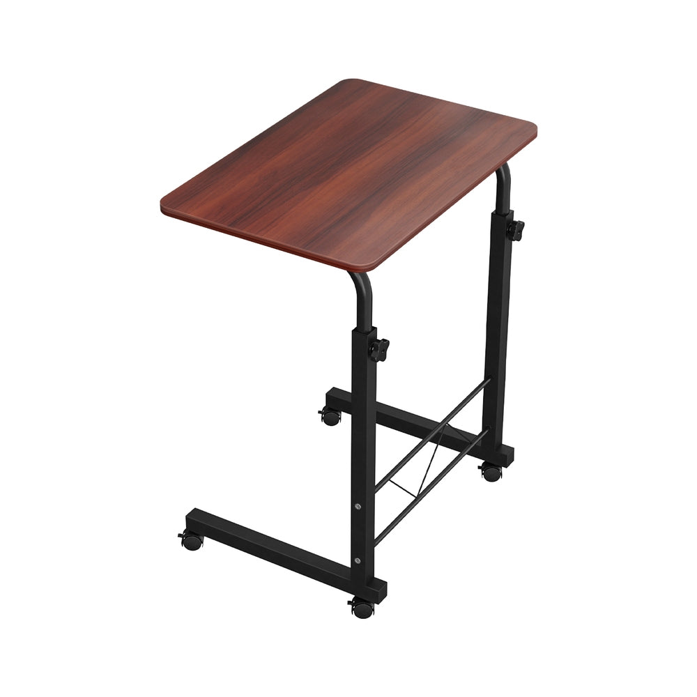 Desks: Artiss Laptop Desk Table Adjustable 60CM Dark Wood
