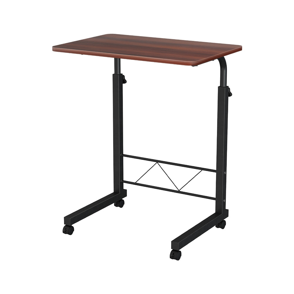Desks: Artiss Laptop Desk Table Adjustable 60CM Dark Wood