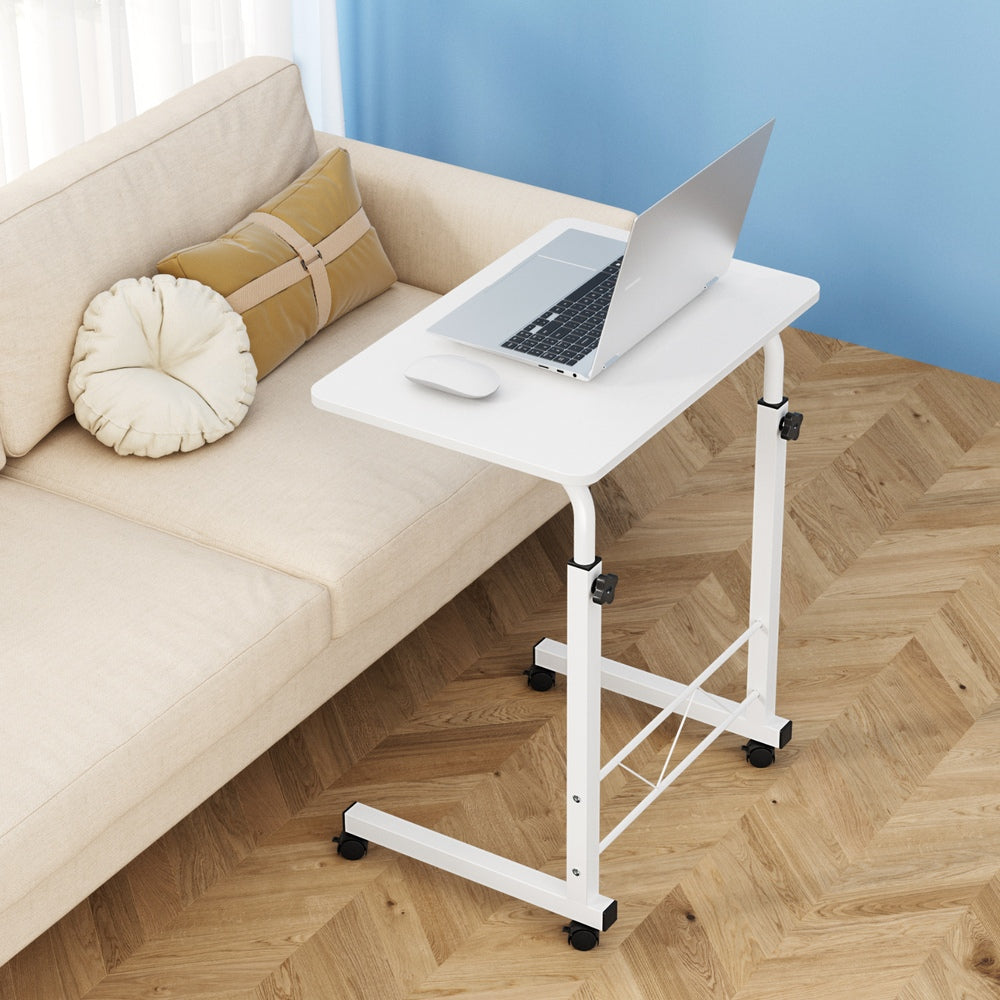 Desks: Artiss Laptop Desk Table Adjustable 60CM White