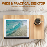 Desktops & Accessories: Artiss Laptop Desk Bed Table Foldable Portable Desktop Oak