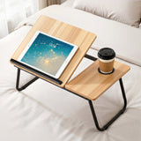 Desktops & Accessories: Artiss Laptop Desk Bed Table Foldable Portable Desktop Oak