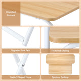 Desktops & Accessories: Artiss Laptop Desk Computer Foldable Study Desk Home Office Oak