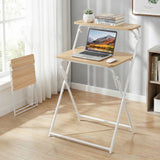 Desktops & Accessories: Artiss Laptop Desk Computer Foldable Study Desk Home Office Oak