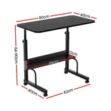 Artiss Laptop Desk Portable Sit Stand Desks Height Adjustable Workstation 80CM