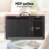 98765-Artiss Lap Desk Laptop DeskS Portable w/ Wrist-rest Phone Slot Mouse Pad 55CM