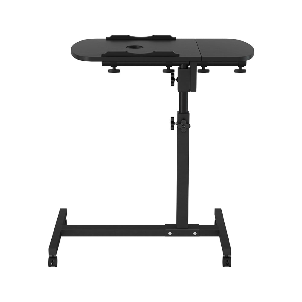 Laptop Stands: Artiss Laptop Desk Table Fan Cooling Black 60CM