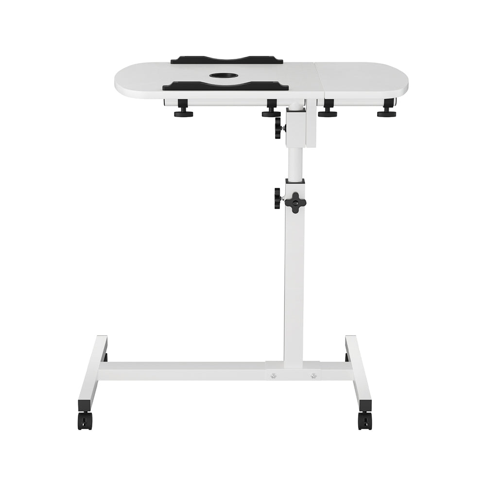 Laptop Stands: Artiss Laptop Desk Table Fan Cooling White 60CM