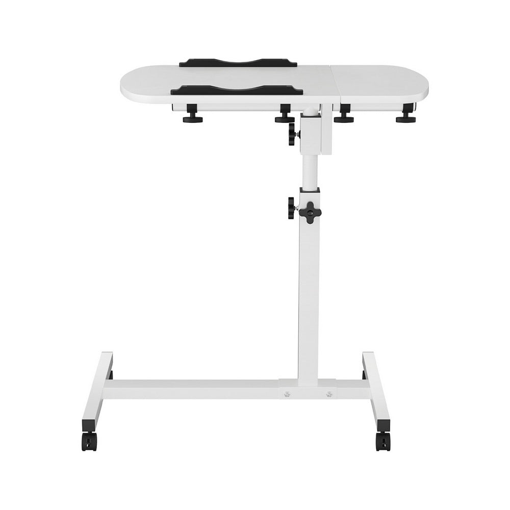 Laptop Stands: Artiss Laptop Desk Table Fan Cooling White 60CM