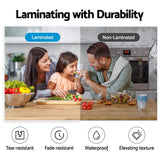 Laminators: Devanti A4 Laminator Machine, Hot & Cold Thermal Fast Lamination Anti-Jam Laminator for Office School Home Document Photo Card Handmade A4 A5 A6, White