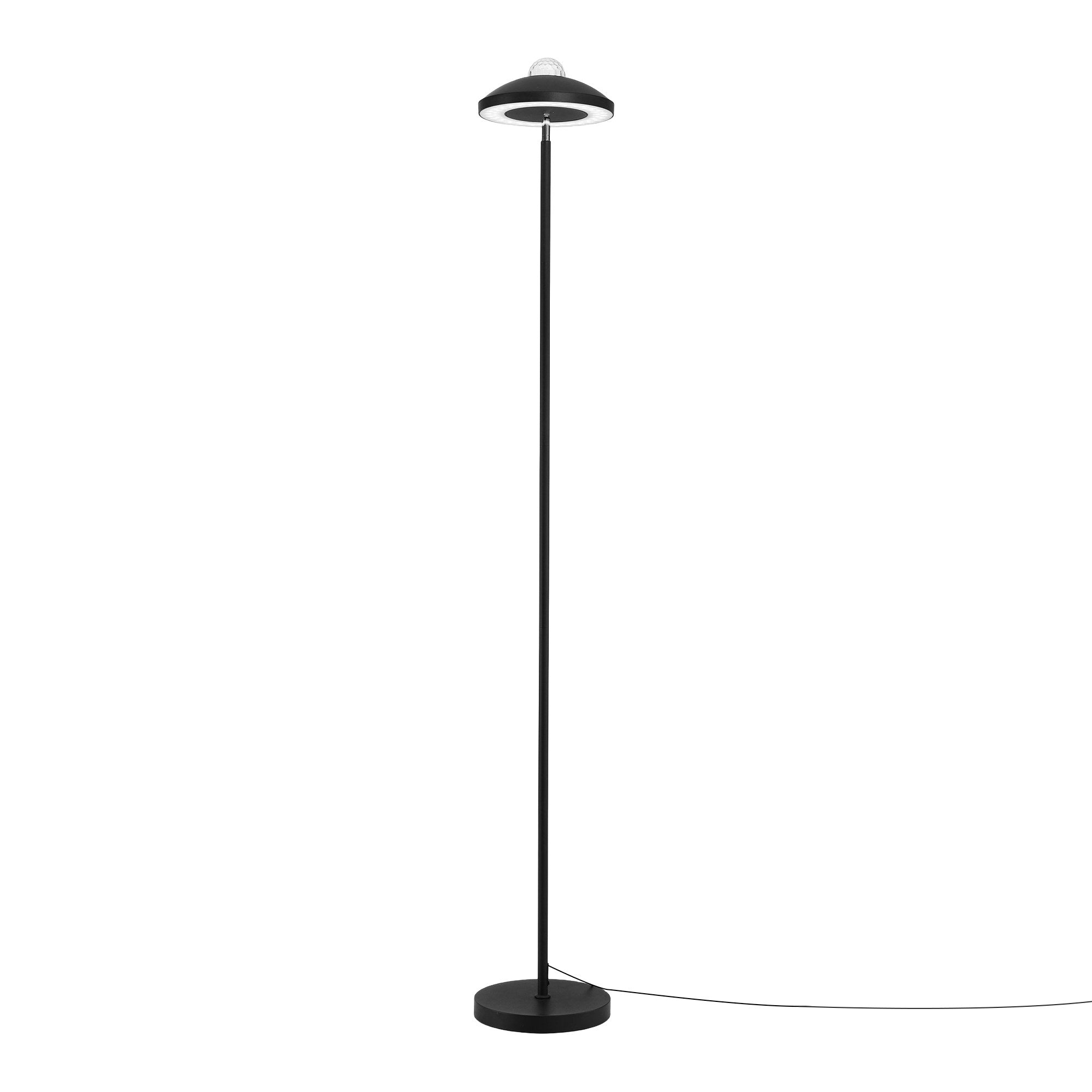 Artiss 2-in-1 LED Floor Lamp with Galaxy Projector &Remote, 178cm Tall Torchiere Standing Light with Dynamic RGB Aurora Stepless 4 Colour Temperatures, 1H Timer for Living Room, Bedroom Kids Room