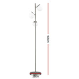 Floor Lamps: Artiss 3-Light Tree Floor Lamp 165cm Tall Standing Light with Sphere Glass Shades for Modern Homes