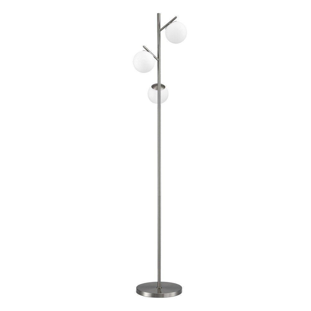 Floor Lamps: Artiss 3-Light Tree Floor Lamp 165cm Tall Standing Light with Sphere Glass Shades for Modern Homes